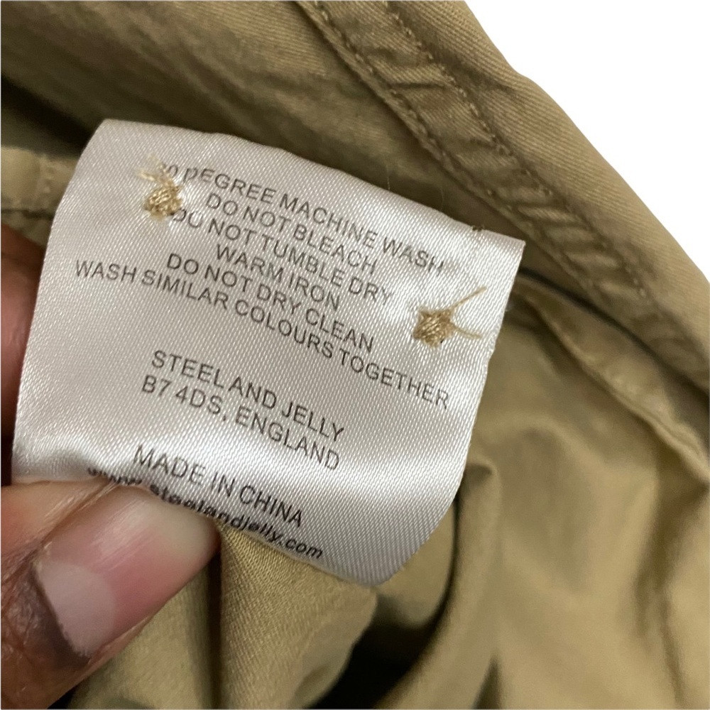 Steel & Jelly Men's Tan Button Down Khaki Shirt - Picture 11 of 11